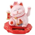 thumbnail image 2 of Solar Lucky Cat, ABS Waving Arm Solar Powered Lucky Money Cat Traditional Chinese Style  for Car, 2 of 7