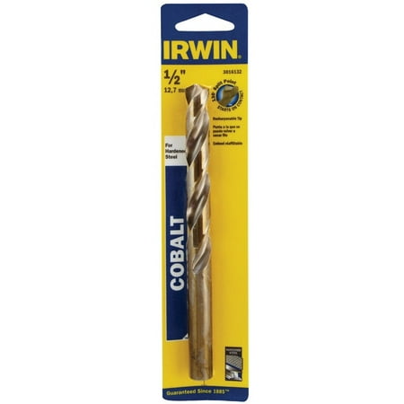 

Irwin Irwin 3016132 Cobalt High Speed Drill Bit 0.5 D