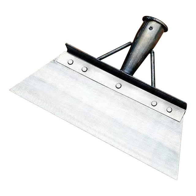Pala de limpieza multifuncional, pala cuadrada para jardín, pala grande de metal para recoger excrementos de pollo, herramienta de jardinería exterior para paisajismo, pala para limpiar y desherbar.