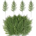 thumbnail image 4 of Talla de Cedro de IMitacia de Navidad, Ramas de Pino Artificiales de BricolaJe Duradera Para Árboles de Guirnaldas, 4 of 7