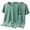 Green, variant on Zpanxa Mens T-Shirts Casual Fashion Solid Large Size Half Sleeve Short Sleeve Round Neck Top