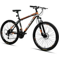 Hiland Mountain Bike, Multi-Spokes,Shimano 21 Speeds Drivetrain,Aluminum Frame 26 inch Wheels, Men's MTB Bicycle, Orange