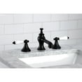 thumbnail image 2 of Kingston Brass KC7060PL Vintage 8 in. Widespread Bathroom Faucet, Matte Black, 2 of 5