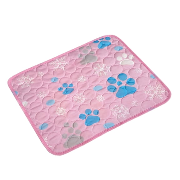 Pet Cooling Bed for Large Cats Dog Sleep Bed Indoor Sofa Home and Travel Cartoon Pattern