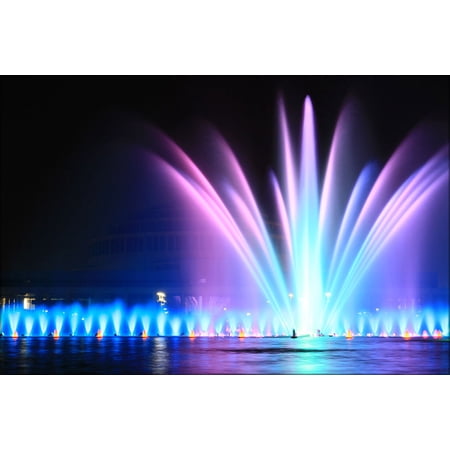 24"x36" Gallery Poster, Fountain in Hala Ludowa wroclaw poland