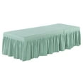 thumbnail image 2 of fastboy Jupe de Table de Massage SPA Couverture de Lit de Beauté Drap en Lin Vert Clair, 2 of 8