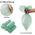 thumbnail image 3 of Bolsas de basura YUANXCMXG 100% reciclables 20L 150 piezas verde, 3 of 4