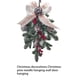 thumbnail image 3 of Kearding Saludo Guirnalda de Navidad Árbol de Navidad Puerta colgante Ventana Bolas rojas Guirnaldas Colgante intermitente alimentado por para Kits de decoración para fiestas Kearding HA067982-00, 3 of 6