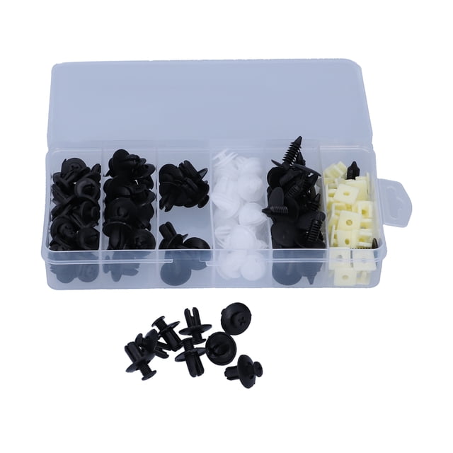 Kit de retenedor de carrocería de coche, 150 Uds., Clip de sujeción automático, pasador de empuje, Panel embellecedor de puerta de parachoques, remache para capó de guardabarros de rejilla