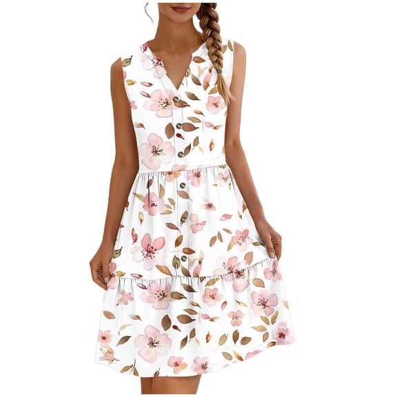 T Shirt Dresses for Women V Neck Button Down Short Sleeve Midi Dress Loose Fit Casual Sundress Lounge Trendy Dress Beach Cover Up Shirts 2026 Summer Vacation Outfits