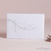 Love Bird in Classic White Wedding Guest Book Weddingstar