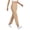 Beige, variant on Straight Leg Pants for Women Slim with Clean Lines Elegant Fitted Trousers Classic Cool Weather Holiday Party Lounge Pants, (S)