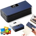 thumbnail image 1 of Cordless Bag Sealer for Food Storage, USB Rechargeable Handheld Vacuum Sealer with LED Display, 6 Adjustable Heat Seal Modes & Magnetic Base, Kitchen Food Saver Tool(RL Blue 1 PC), 1 of 6