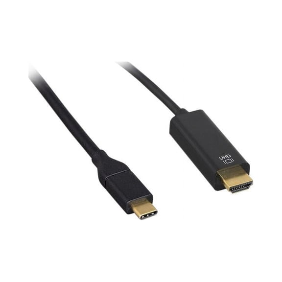Nippon Labs USB 3.1 Type C to HDMI Cable 4K@60HZ, 3 ft. M-M, Black USB-C to HDMI Adapter Cable