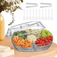 thumbnail image 3 of Chilled Serving Tray Iced Serve Trays For Party Appetizer Serving Tray Ice Tray Design For Party Dining Room Coffee Shop Hotel, 3 of 4