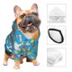 thumbnail image 3 of Fotbe Rooster And Chickens Sudadera con Estampado para Perros Pequeños – Suéter con Capucha para Mascotas, Tela Suave de Forro Polar con Bolsillo-Medium, 3 of 7