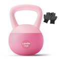 thumbnail image 1 of Kettlebell LAVVON suave antideslizante rosa de 6,5 kg, 1 of 7