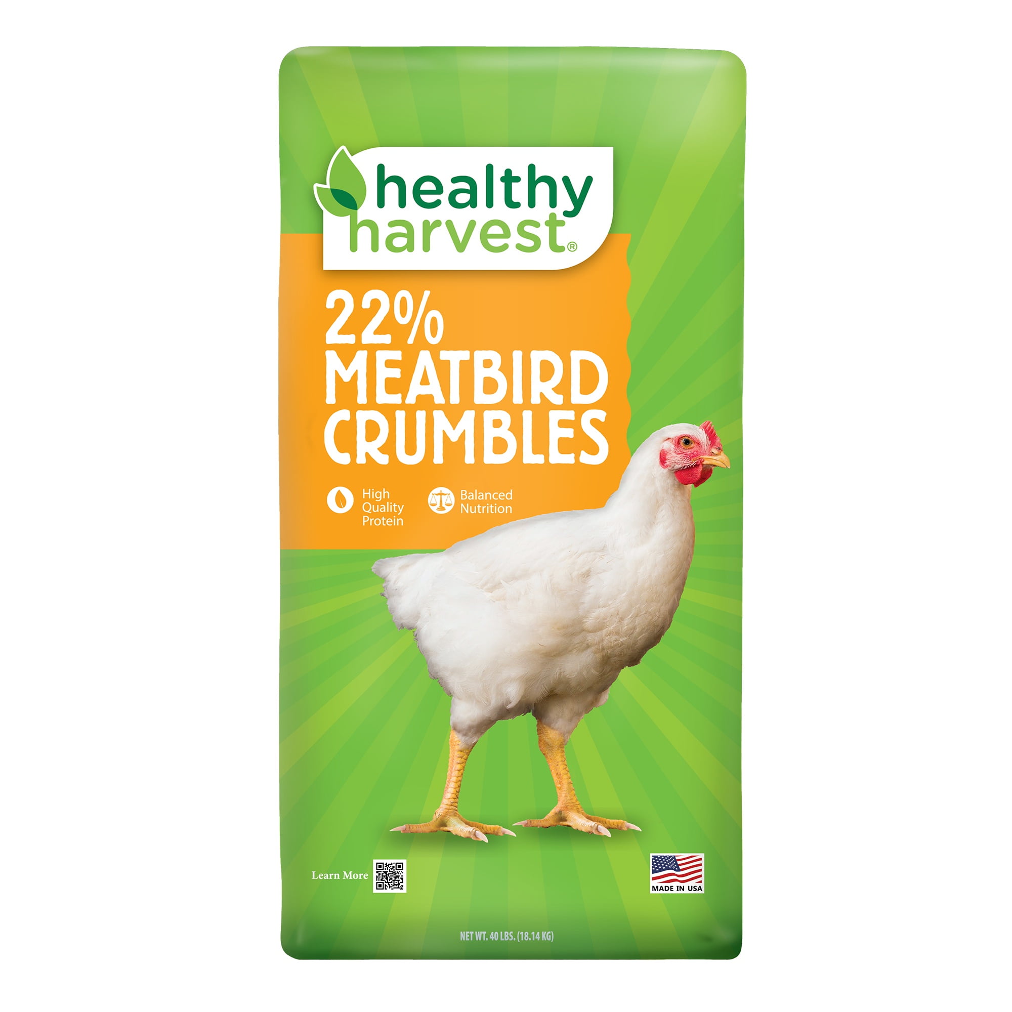 (3 pack) 22% Meatbird Starter Crumbles