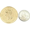 thumbnail image 6 of Cool Pirate Gold Coins (144 Pieces) Treasure Coins for Kids. 3D Design. Antique Look. Plastic. Large - 1 3/8" Great Party Favor for Kids, 6 of 7