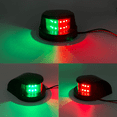 thumbnail image 4 of Luces marinas, luces de navegación, luces para yates, luces de navegación, luces de señal rojas y verdes, accesorios de hardware para yates marinos, 4 of 6