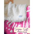 thumbnail image 5 of Godmother Gifts Sherpa Plush Blankets, Fairy God mom Proposal Gift for Women, Friends, Sister (50"x 60"), Fuzzy Soft Bed Flannel Blankets for Christmas, Mother''s Day- Purple Heart (Thick Version), 5 of 6