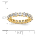 thumbnail image 4 of Diamond2Deal 14K Or Jaune 3 cttw Bande Éternité Complète pour Femmes Taille 7.5, 4 of 7