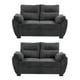thumbnail image 1 of Sala 2-2 TRINITY Venecia ( 2 piezas Love Seat ) Gris Carbón, 1 of 8