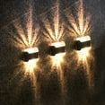 thumbnail image 3 of YOBOLK Garden Outdoor Garden, Villa, Wall Lamp, Outdoor Courtyard, Small Night Lamp, Solar Decorative Lamp Arranged On The Wall Patio Decor Clearance, 3 of 6
