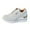 Grey, variant on Mostsola Wedge Sneakers for Women Breathable Platform Walking Shoes Lace up Lightweight Tennis Shoes