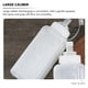 thumbnail image 5 of 2pcs Forma cuadrada Squeeze Bottles Ensalada Ensalada Botellas para el hogar (blanco), 5 of 6