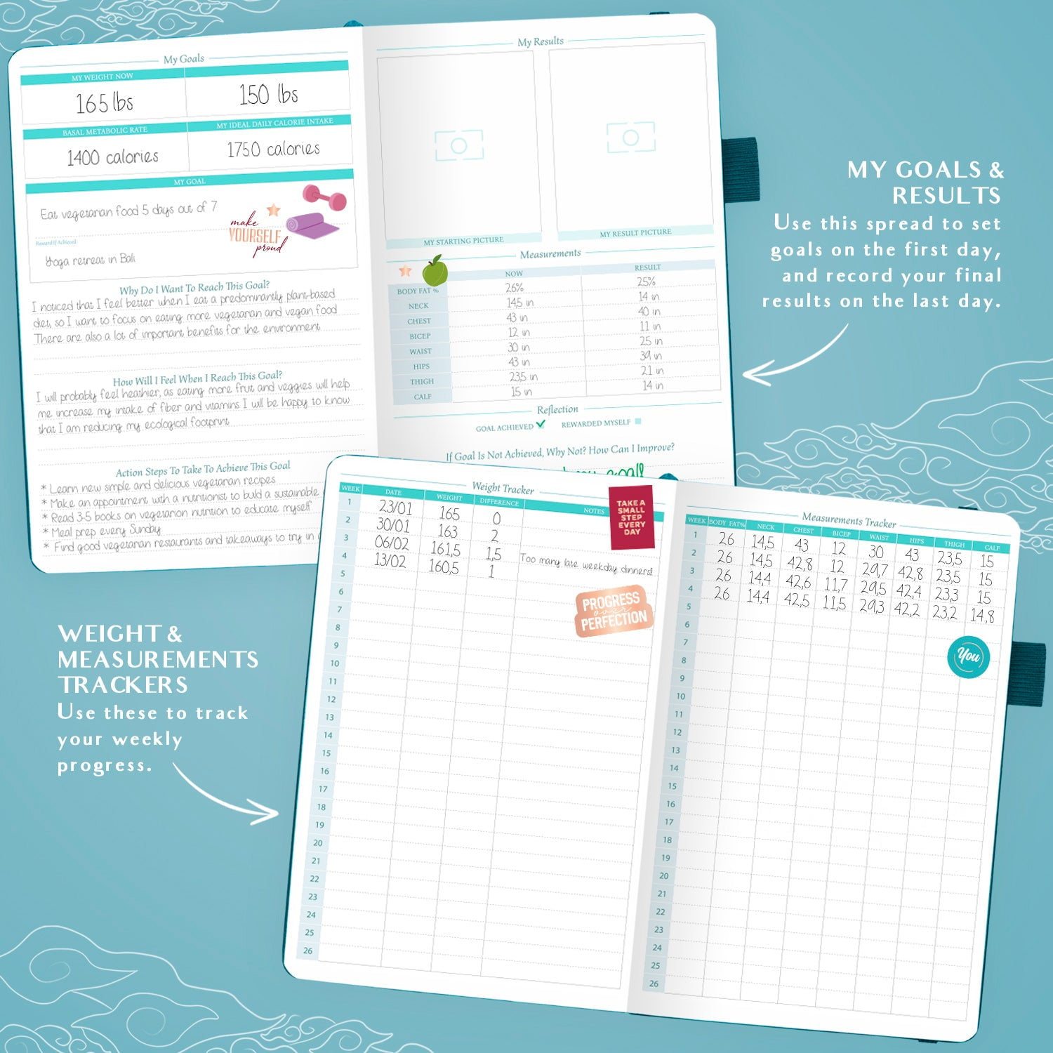 Legend Wellness Planner & Food Journal