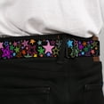 thumbnail image 4 of Buckle-Down Belt, Seatbelt Buckle Belt, Stargazer Black Multi Color, Youth 22 to 32 Inches, 4 of 9