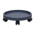 thumbnail image 2 of Almencla Plant Stand with Wheel Flower Pot Mover Breathable Base Silent Round Flower Cart Dia 36 cm, 2 of 8