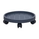 thumbnail image 2 of Soporte para plantas con ruedas para mover macetas, base transpirable, carrito redondo silencioso para flores Diámetro 36 cm, 2 of 8