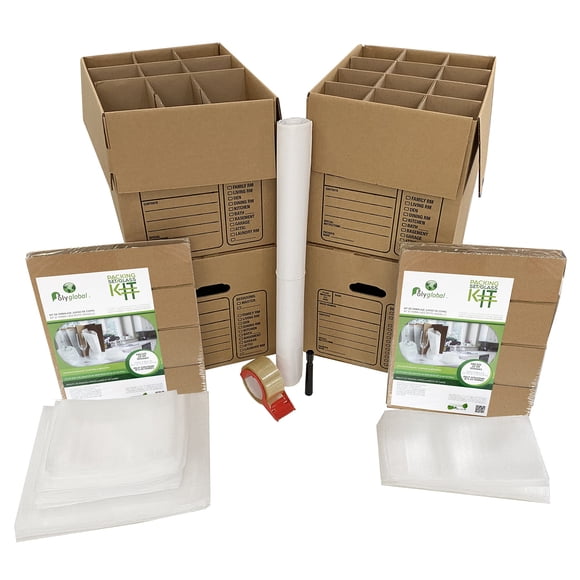 UBOXES Trousse de Déménagement de Cuisine # 1 Boîtes de Déménagement et Fournitures de Déménagement
