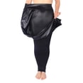 thumbnail image 2 of Fusipu Women's Stylish Black Faux Leather Plus Size Skinny Strechy Pants Leggings, 2 of 3