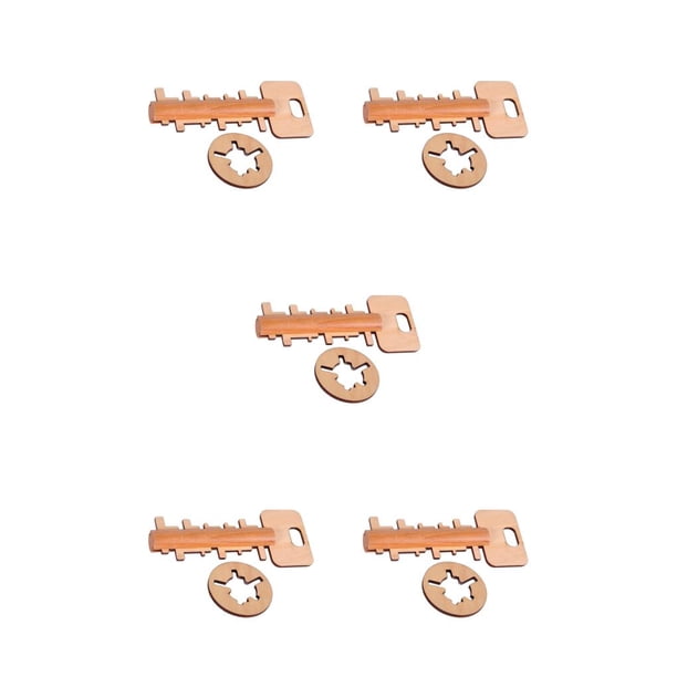 Bewildely Divertido Lock Toys Juguete de Desbloqueo Clave Intelectual Educativo Liberación de estrés Type2 NO2 Bewildely CBP587523