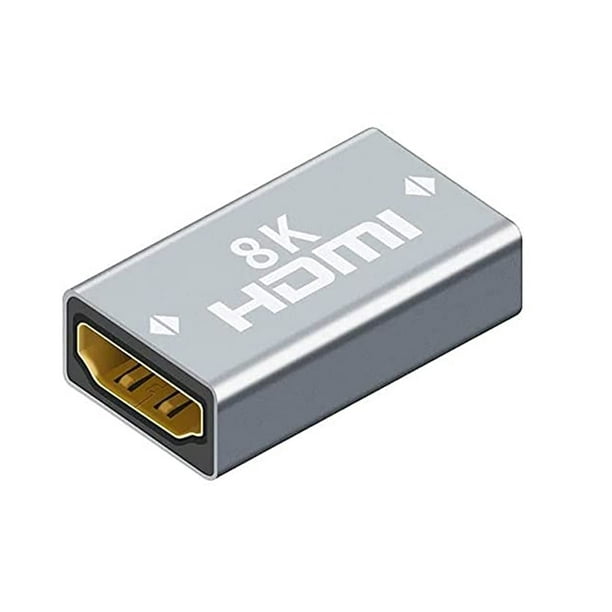 Coupleur HDMI 8K, Adaptateur HDMI 2.1 Femelle à Femelle, Connecteur HDMI  Femelle Support de Rallonge HDMI 48 Gbps 8K 60Hz, 