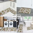thumbnail image 5 of White Christmas Candy Cane Pattern Kitchen Rugs Sets Of 2,Anti Fatigue Kitchen Mat Rugs Non Slip Washable,Decorative Kitchen Floor Mats for Kitchen,Sink,Laundry,17"x30"+17"x47", 5 of 7