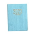 thumbnail image 1 of Cuaderno profesional 2023 Salvador A7 organizador de tiempo PU calendario mensual Azul, 1 of 10