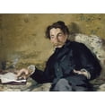 thumbnail image 2 of Manet, Edouard 18x15 Gold Ornate Wood Framed with Double Matting Museum Art Print Titled - Stéphane Mallarmé, 2 of 4