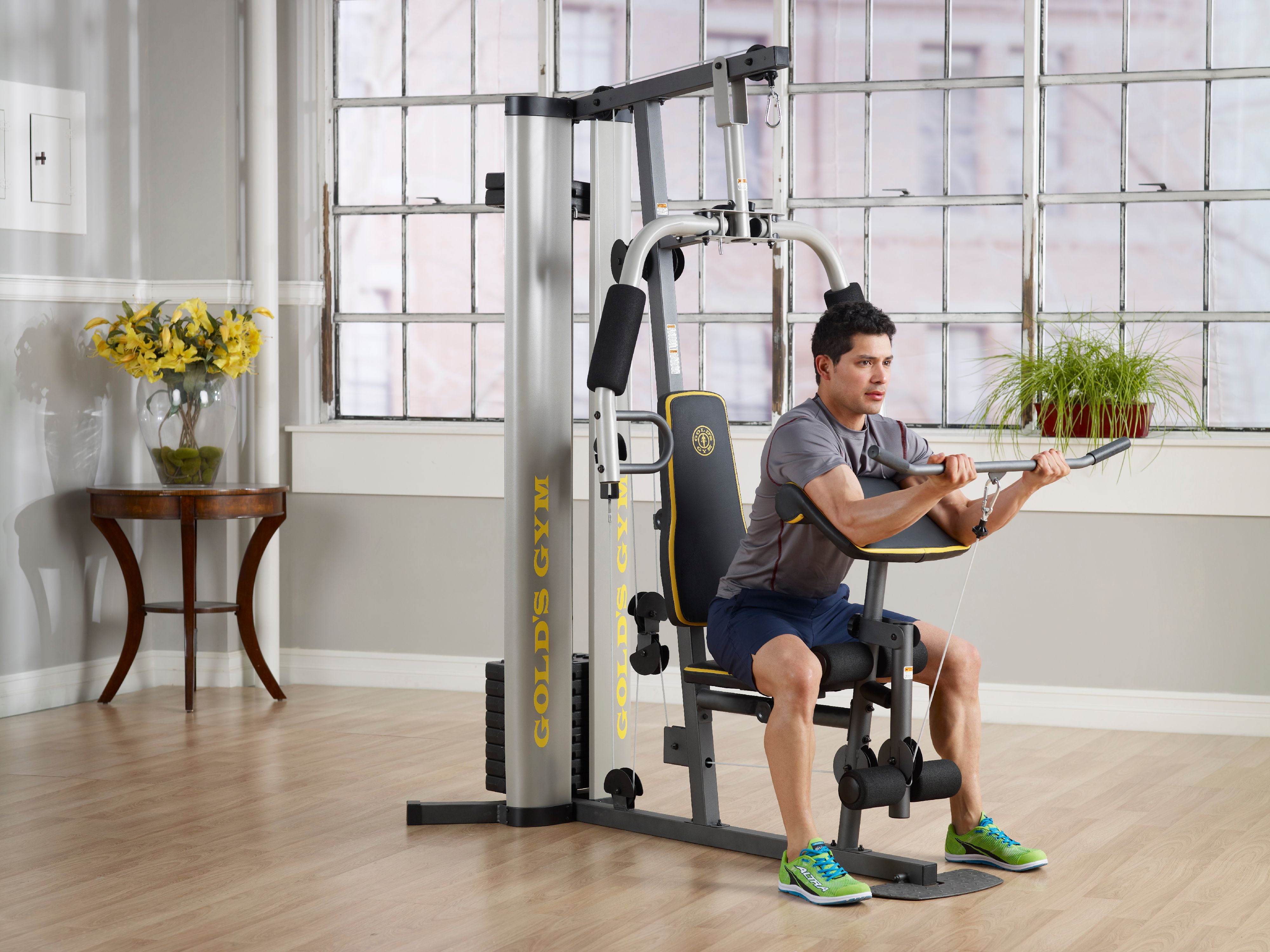 Gold's Gym Multi-Position Lat Bar Unisex Adult Exercise Gold's Gym Multi-Position Lat Bar Unisex Adult Exercise
