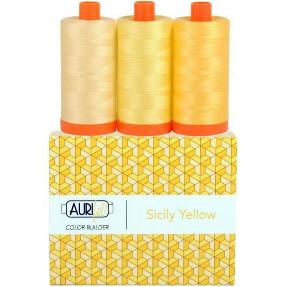 Aurifil AC50CP3-004 Yellow -Thread Collection