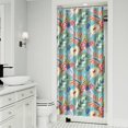thumbnail image 2 of Earthy Tribal Vintage Boho Shower Curtain 36x72 Inches, Quick-Dry Polyester with Plastic Hooks for Farmhouse Bathrooms, 2 of 5