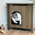 thumbnail image 7 of Parker Designer Catbox Litter Box Enclosure in Brown, 7 of 7