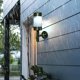 thumbnail image 3 of Naiovety 2/4xAcero inoxidable Lámpara de valla de luz de pared LED de luz solar de acero inoxidable Jardín al aire libre Iluminación y accesorios 2 piezas Naiovety HA0505-01B, 3 of 6