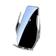 thumbnail image 2 of CxhicLuv Car Wireless Charger, Auto Magnetic Holder, Smart Induction 15W Fast Charging, Car Charging Accessories, Wireless Charging & Phone Fixing for Drivers, Smartphone Users, Silver, 2 of 9
