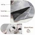 thumbnail image 6 of 6'x9' Area Rugs, Winter Owl Indoor Outdoor Area Rug for Living Room Bedroom, Country Birds Animal Tree Branches Snow Washable Bathroom Rugs Kitchen Floor Carpet Mats Home Decor Aesthetic, 6 of 8