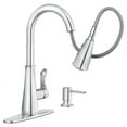 Moen Hadley One Handle Chrome Pulldown Kitchen Faucet