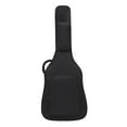 thumbnail image 3 of Acoustic Guitar Bag with Pockets Backpack Cloth Fabric Electric Adjustable Shoulder Strap for Bass Black, 3 of 9